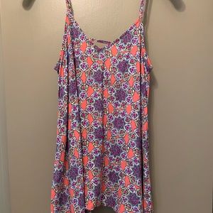 Cute floral tank top